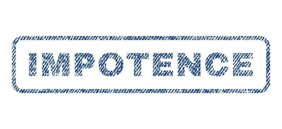 Impotence Textile Stamp イラスト素材