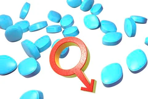Impotence treatment concept イラスト素材