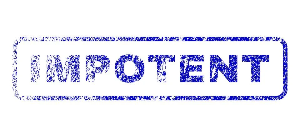 Impotent Rubber Stamp Stock Illustration