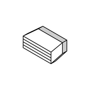 Impreg timbers isometric icon vector illustration Stock Illustration