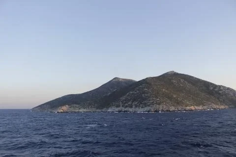 Impregnable island Stock-Fotos