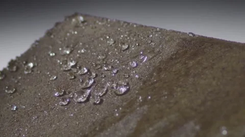 Impregnation and nanotechnology in practice//Extremely effective nano - coating Stock Footage 47985274