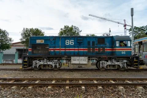 Impresive view oft he train and railroad in Costa Rica00025 Stock Photos