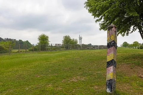 Impression of the border museum Point Alpha at the Thuringian-Hessian border Fotos Stock