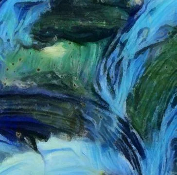 Impression color mix abstract texture art. Artistic bright background. Oil pa Stock Illustration