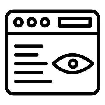 Impression Vector Icon Design Illustration Stock Illustration