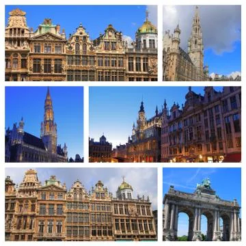 Impressions of Brussels Stock Photos