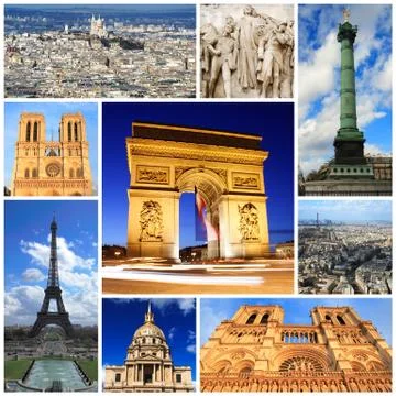 Impressions of Paris Stock Photos