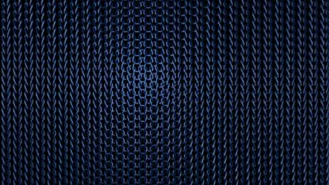 An impressive 3d rendering of interlinked material strands made of knots inte Stock Illustration
