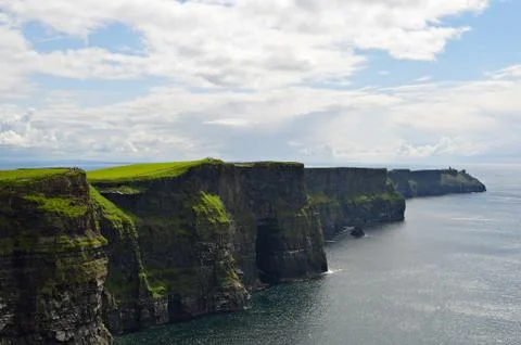 The impressive cliffs of moher Stock Photos