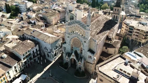 An impressive drone video of Palma de Mallorca Stock Footage 279994265
