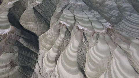 Impressive Geologic Formations Stock-Footage 331514023