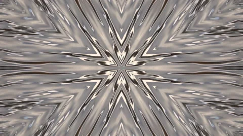 Impressive geometric kaleidoscopic texture with flowing effect. Vidéo 58032856