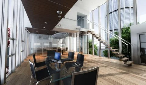 Impressive headquarters a Illustrazione stock