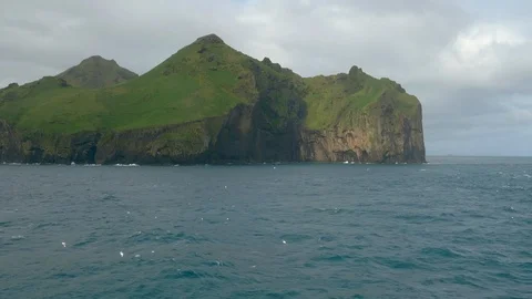 Impressive Icelandic cliff Stock Footage 102411512