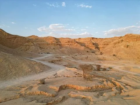Impressive Mountain Sight in Riyadh Saudi Arabia 4K Photography Stock Photos