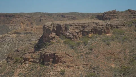 Impressive Rock Formation at Cape Range National Park Stock Footage 315970765