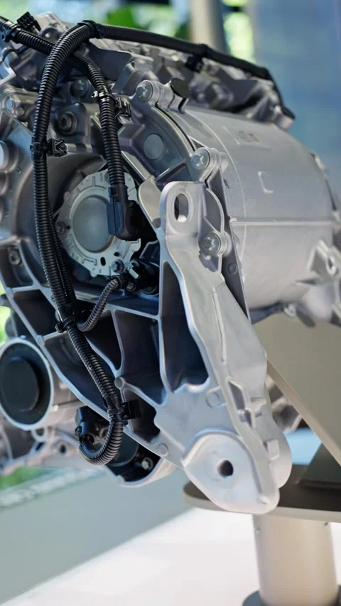 An impressive showcase of hightech engine components, combining innovation and Stock Footage 318846442