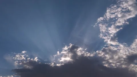 Impressive Sky And Beams Of Light 스톡 동영상 332989238