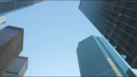 Impressive skyscrapers seen from below Vídeos de archivo 161325574