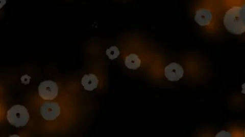 Impressive smoke circles. Smoke in circular motion. Stock-Footage 113080182