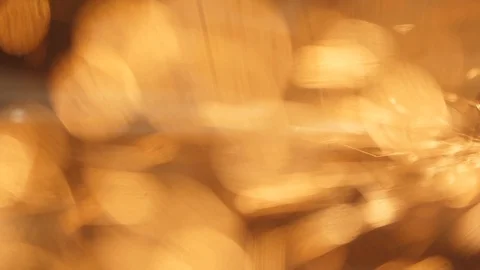 Impressive spark shower of angular grinder. A metal worker is cleaning the Stock Footage 116044389