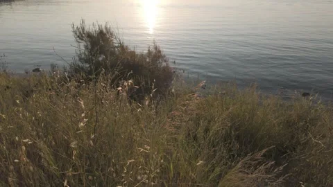 Impressive view of beach of Mudanya with a beautiful sunset Stock Footage 311114428