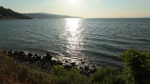 Impressive view of beach of Mudanya Stock Footage 311164642