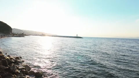 Impressive view of beach of Mudanya Stock Footage 311165145