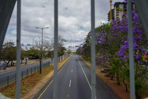 Impressive view of the empty streets of San Jose, Stock Photos
