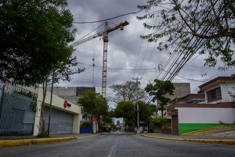Impressive view of the empty streets of San Jose, Stock Photos