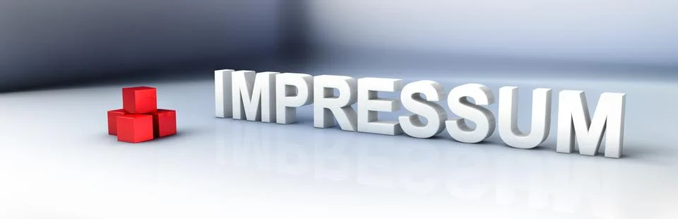 Impressum Stock Illustration