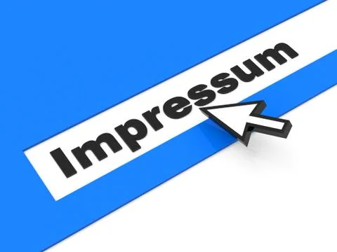 The impressum Stock Illustration
