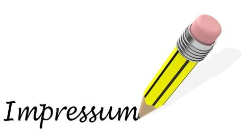 The impressum Illustrazione stock