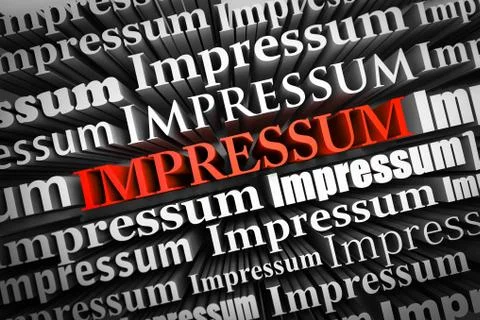 Impressum Stock Illustration