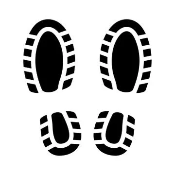 Imprint Shoes Stock Illustration