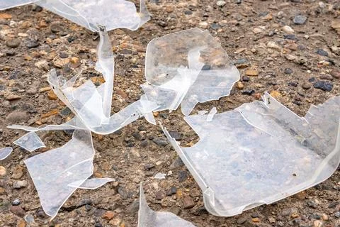 Improper disposal of plastic leads to long-term environmental harm Stock Photos