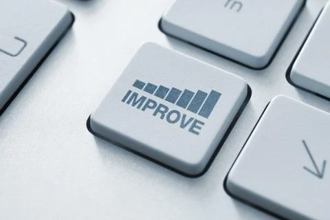Improve button 库存照片