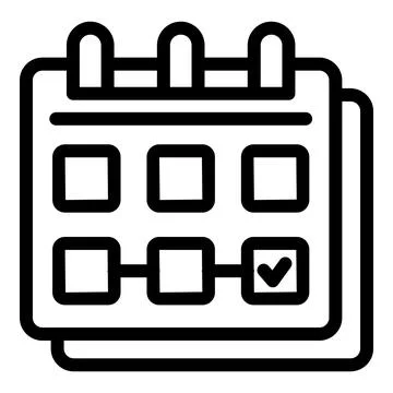 Improve checklist beta icon outline vector. Quality assurance tasks 스톡 일러스트