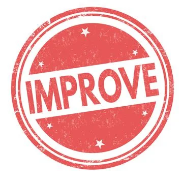 Improve grunge rubber stamp Stock Illustration