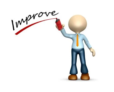 Improve Illustrazione stock