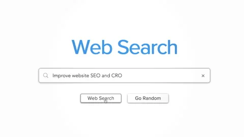 Improve Website SEO and CRO Internet Web Search Business Marketing Stock Footage 161152335