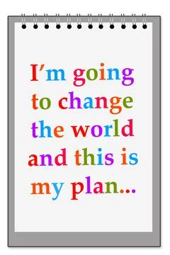 Improve the world Stock Illustration