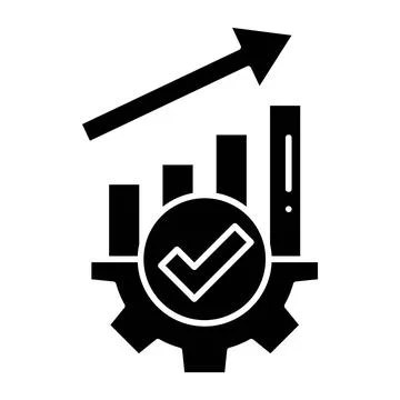 Improvement Glyph Icon Stock Illustration