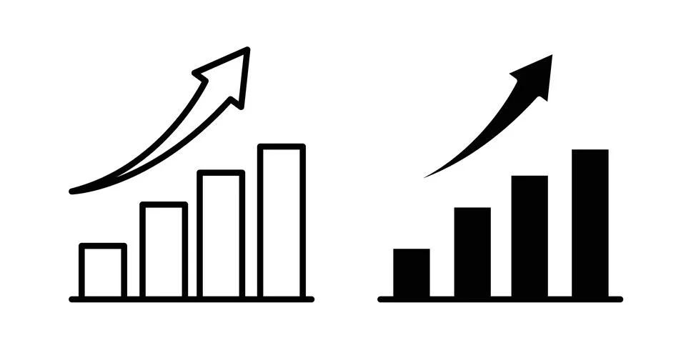 Improvement icon bundle for website design projects Stock Illustration