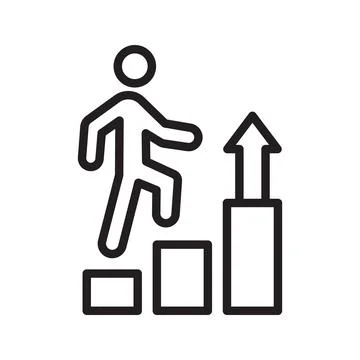 Improvement icon vector image. Suitable for mobile apps, web apps and print Illustrazione stock