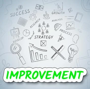 Improvement Ideas Indicating Decision Performance And Considerations Stock Illustration