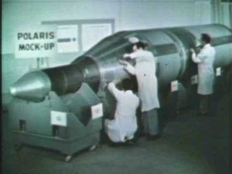 Improvements in weapon design are part of the Polaris Program, run by the USƒ Stock-Footage 75284374