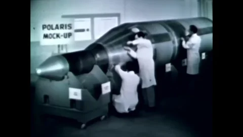Improvements in weapon design are part of the Polaris Program, run by the US Stock-Footage 83139377