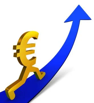 Improving euro Stock Illustration